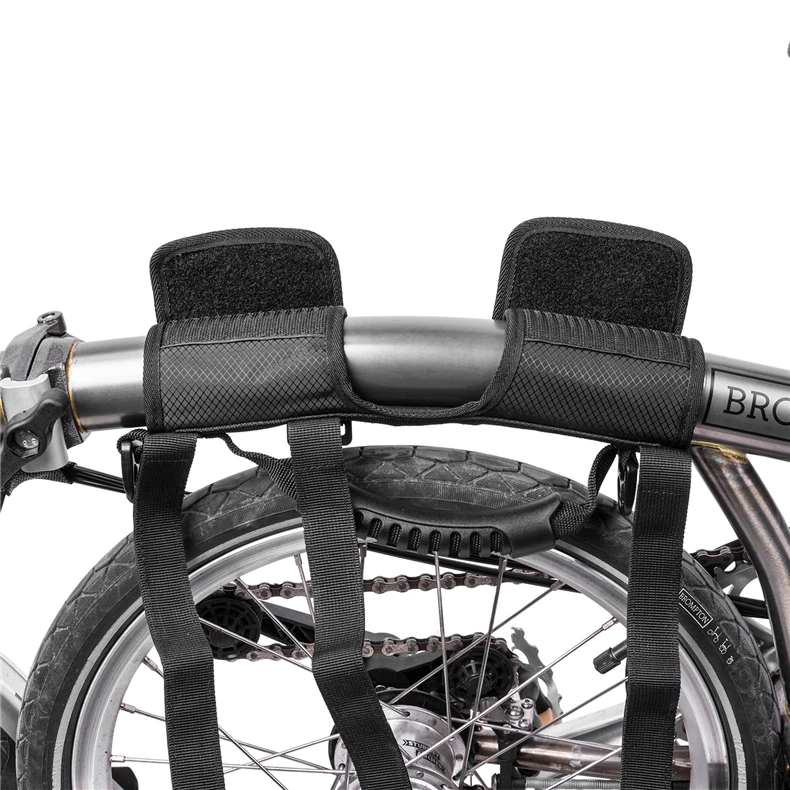 ROCKBROS, складной велосипедный держатель, ручка для велосипеда Brompton, велосипедная Рама, плечевой ремень, Аксессуары для велосипеда