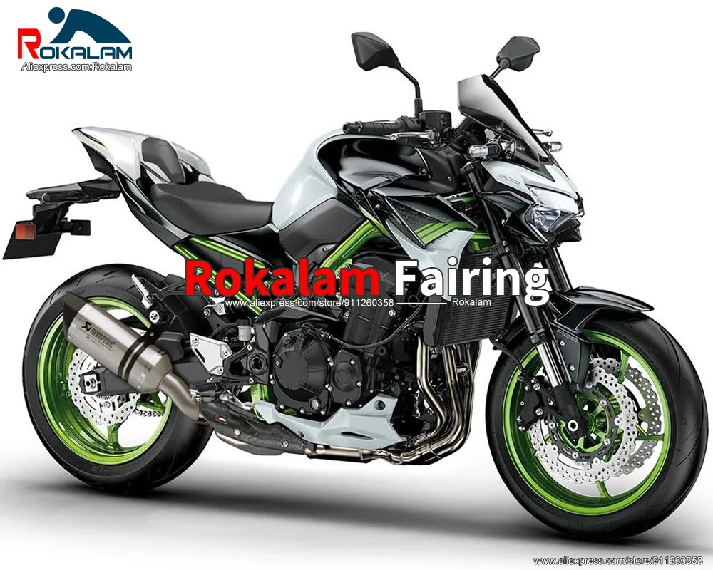 

Комплект обтекателей на вторичном рынке для Kawasaki Z900 2020 2021 Z 900 Z-900 20 21, белый, зеленый, спортивный Кузов мотоцикла (литьё под давлением)
