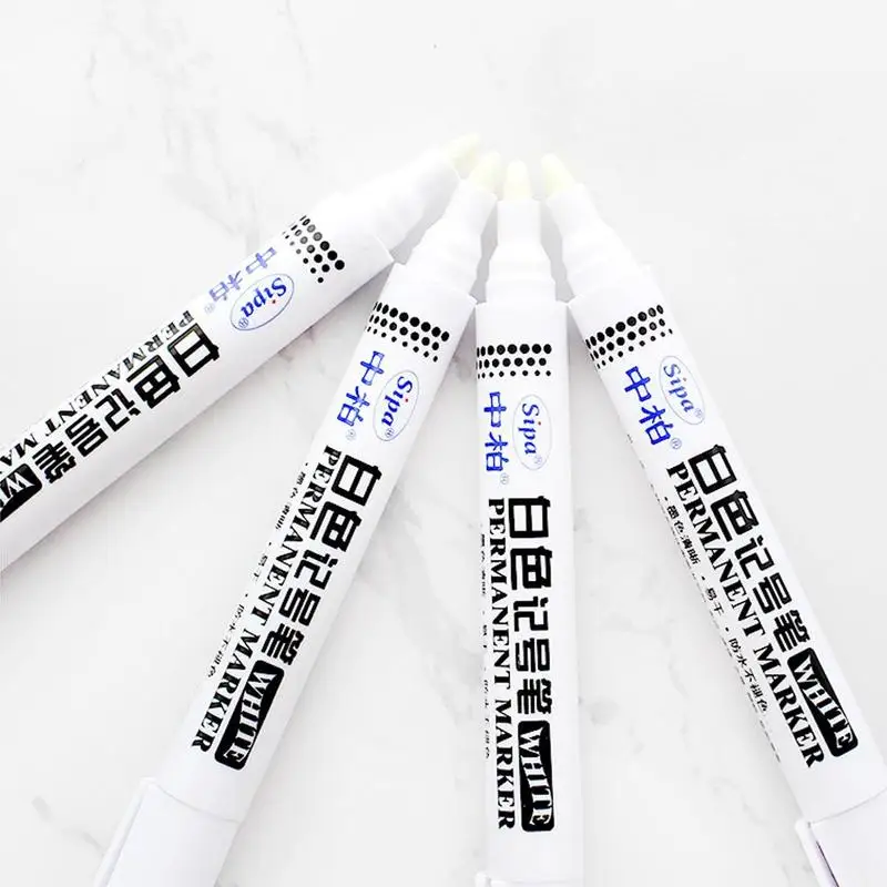 1 шт. белая чернильная маркер масляная доска водостойкие перманентные