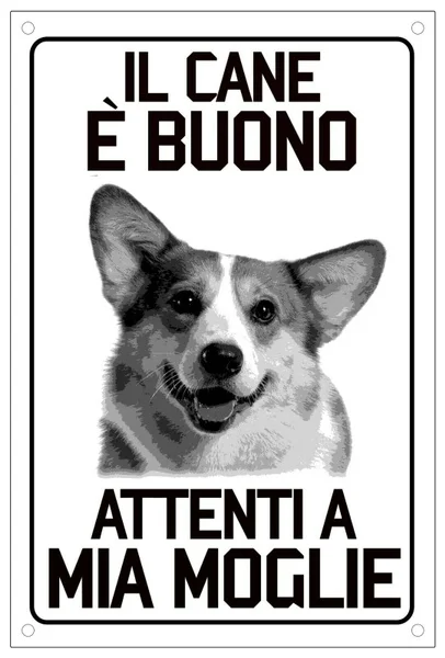 

Винтажный вельский корги собака металлическая жестяная вывеска 8x12 дюймов ретро для Дома кухни улицы сада Настенный декор