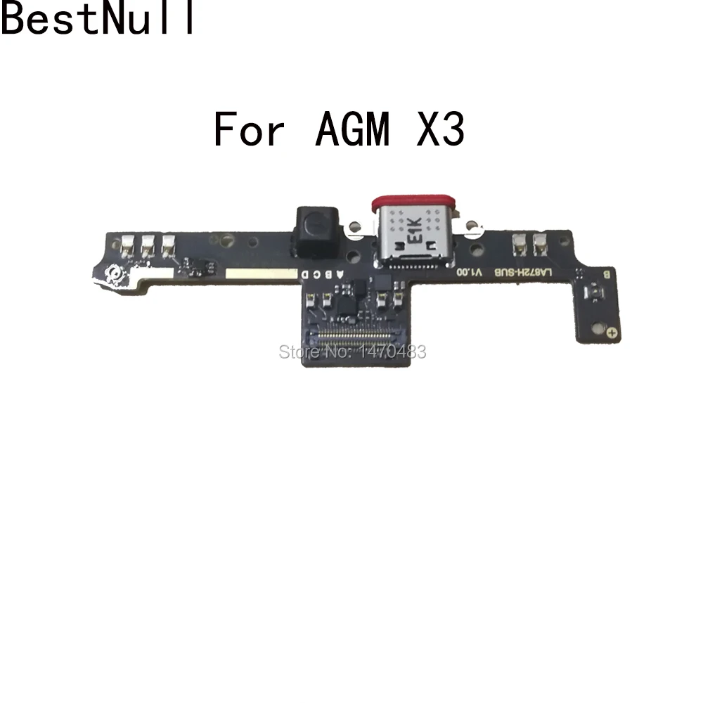Оригинальная плата зарядного устройства AGM X3 с USB-разъемом запасные части для