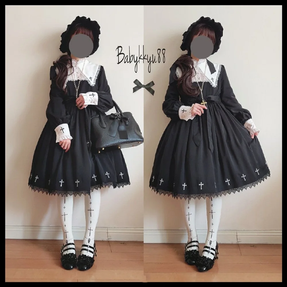 Платье женское в готическом стиле кружевное готическое платье трапеция ретро с