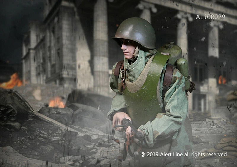 

Alert Line AL100029 1/6 WWII Soviet Red Army Combat Engineer Action Figure Model Toy Full Set