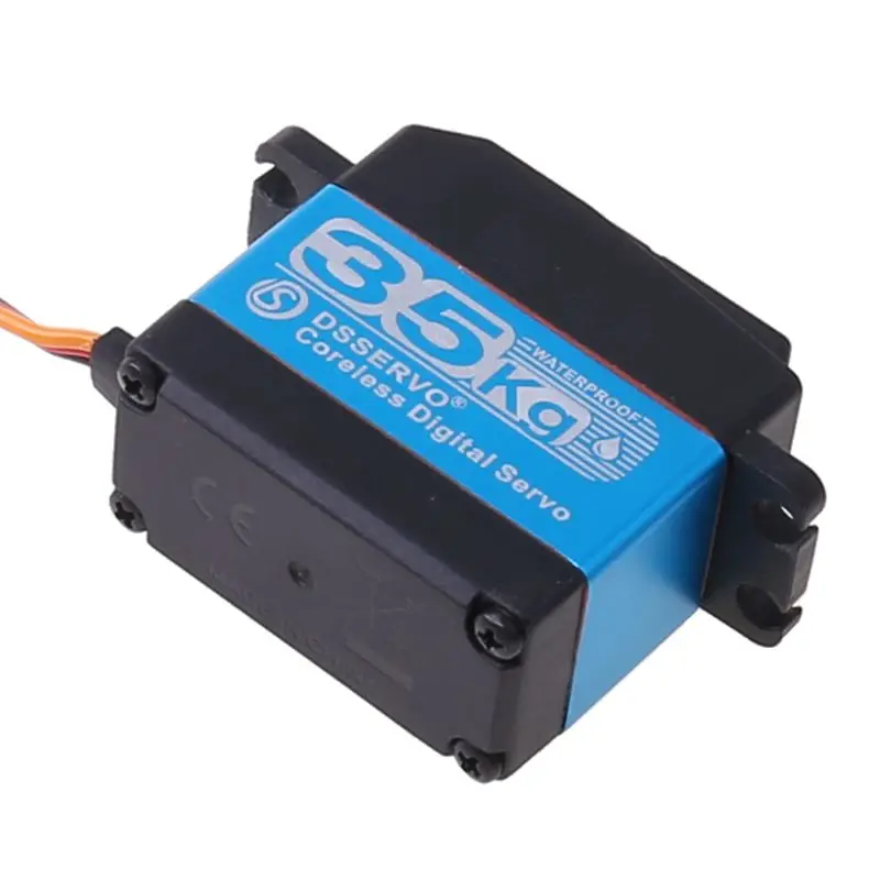 DS3235SG 35 кг металлический водонепроницаемый рулевой механизм с высоким крутящим моментом, цифровой сервопривод без сердечника