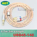 Посеребренный защитный коаксиальный кабель OCC для наушников Sennheiser HD580 HD600 HD650 HDxxx HD660S HD58x HD6xx LN007178