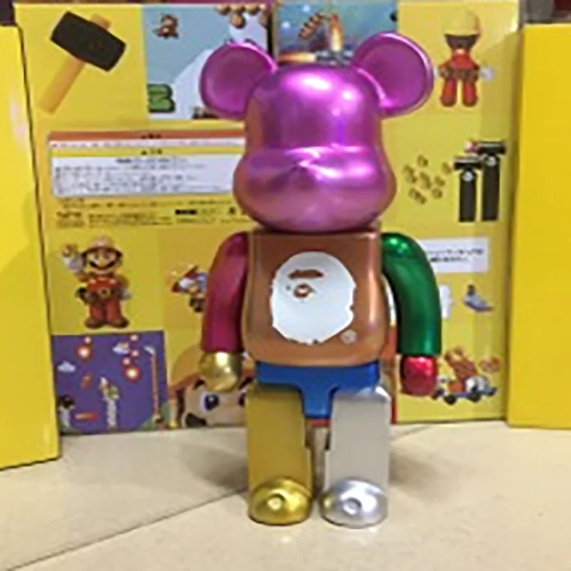 

Bearbricklys 28cm 400% Bear&bricklys Toy Blocks Bear Toy Action Toy Figures Garage Kits Dolls Kids Toys