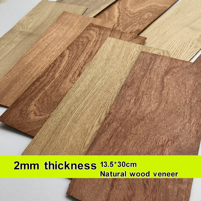 4 шт. шпон из натурального дерева 2 мм толстый 13 5*30 см DIY декоративная деревянная