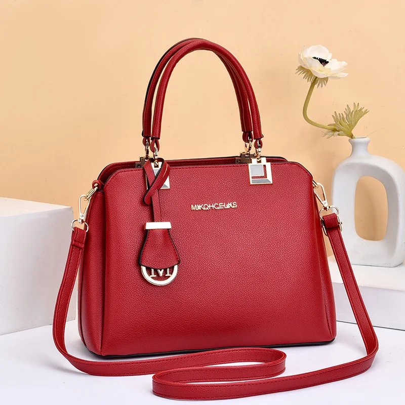 

Female Bag 2020 Super New Product Fashionable Mother Handbag Middle-aged Lady Bag Women Shoulder Messenger Bag
