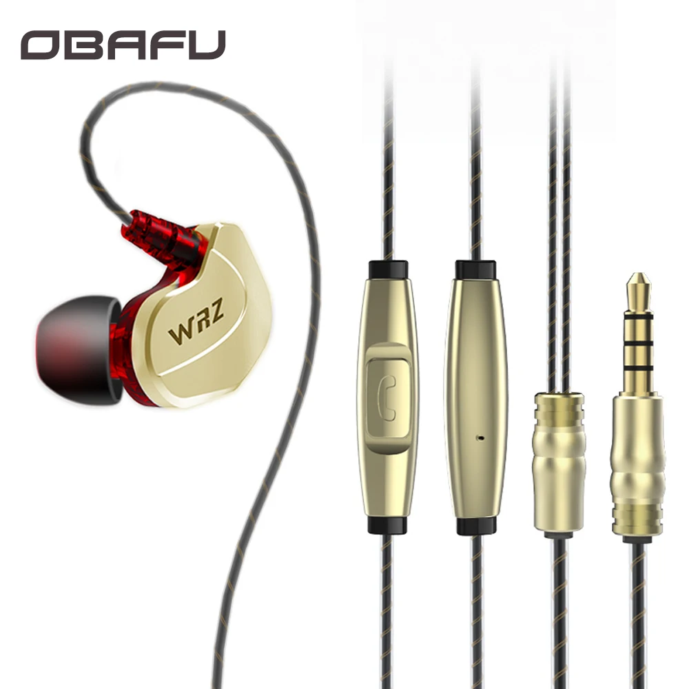 WRZ обновленный X6 наушники-вкладыши HIFI Циркон Спорт бас шумоподавление наушники с микрофоном для IPhone Xiaomi Mp3