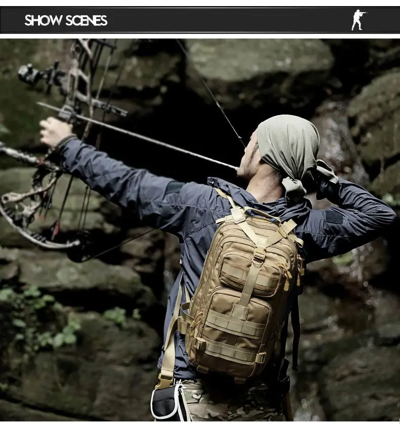 30L водонепроницаемый военный тактический рюкзак для альпинизма кемпинга охоты