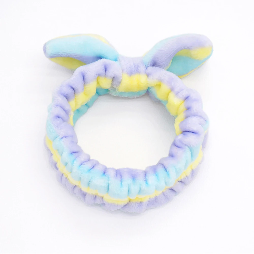 Эластичная Повязка на голову из кораллового флиса с бантом |