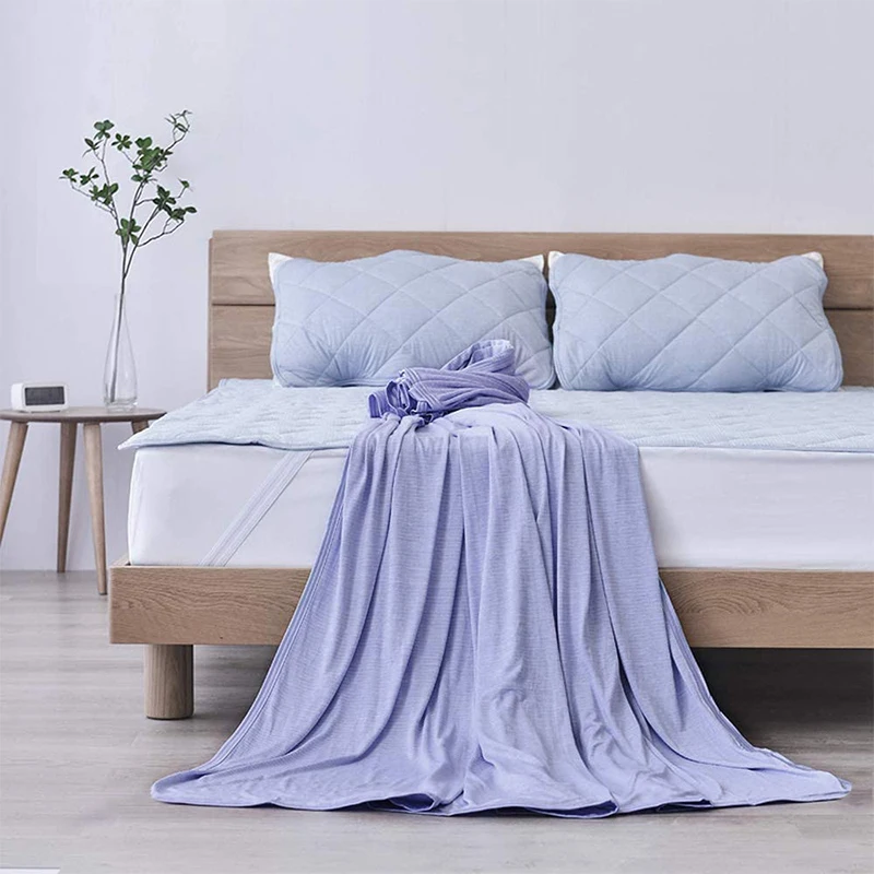 

Однотонное холодное ощущение, летнее крутое одеяло для сна на диване, шелковое постельное белье