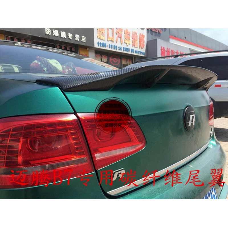 Спойлер для Volkswagen Passat B7 2013 2015 спойлер Magotan из углеродного волокна заднее крыло