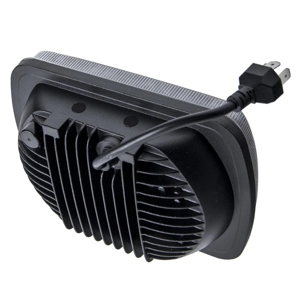 

Black LED Headlight 1986-1995 For Jeep Wrangler YJ 1984-2001 For Cherokee XJ