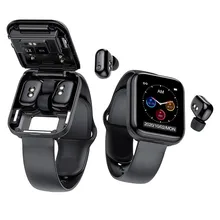 X5 Smart Watch Bluetooth Headset TWS Wireless Earphones 2in1 HD Big Screen Heart Rate Blood Pressure Monitor Smartwatch
