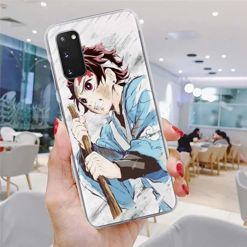 

Demon Slayer Cute Japan Phone Case 6.5" for Samsung Galaxy S20 FE S10 Plus S21 Ultra S10e S8 S9 Plus Hard PC Cover Bumper Funda