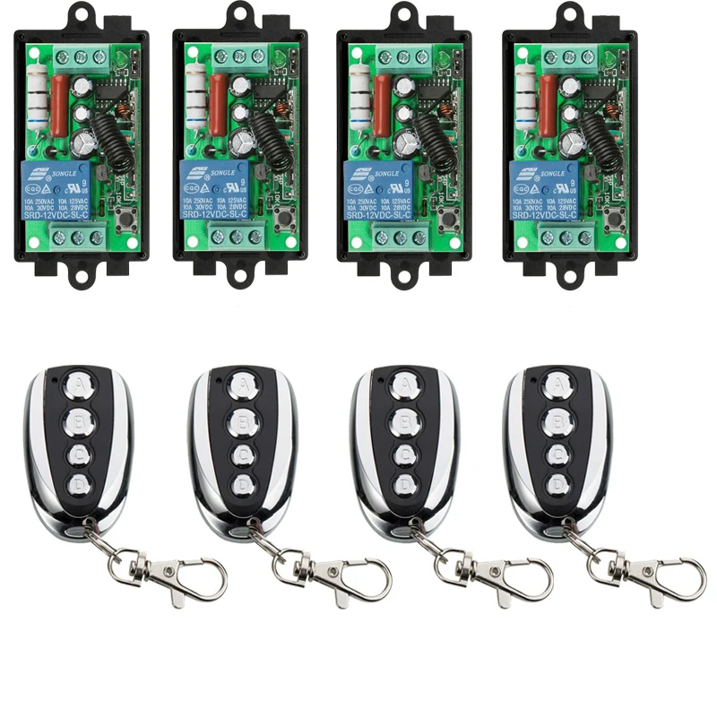 Реле дистанционного управления для гаражных дверей 220 В переменного тока 1 канал