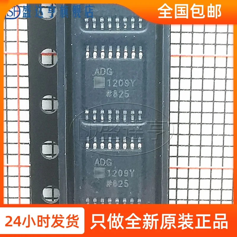 ADG1209YRUZ-REEL7 ИС многократного переключателя 5V низшее Рон 4:1 MUX +/-15V IC TSSOP-16 новый
