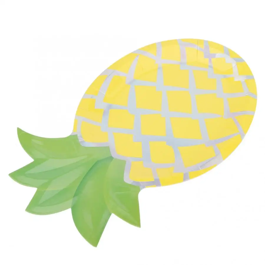 8 шт одноразовые фруктовые бумажные поддоны для еды тарелки праздника вечеринки