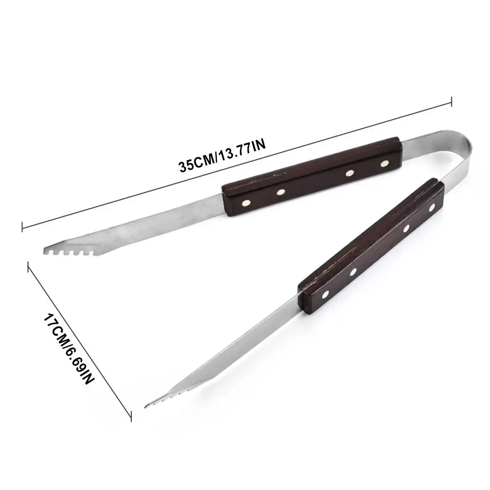 Инструменты для барбекю комплект Нержавеющая сталь зажим щетка лопаты щипцы