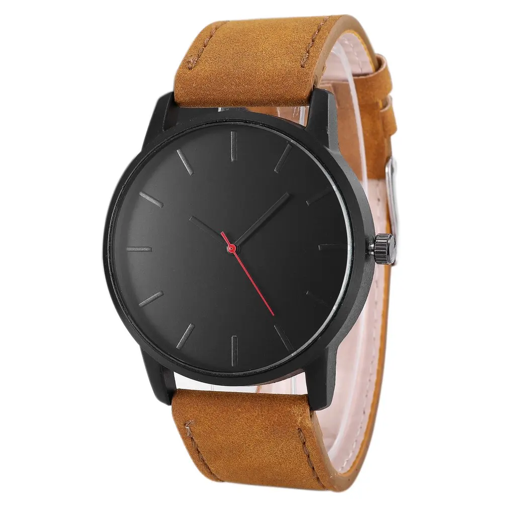 Часы для пар с большим циферблатом мужские модные деловые кварцевые матовые