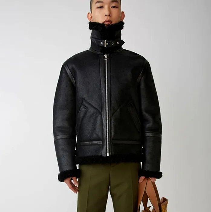 

Evergreen Original Ecological Classic Sheep Leather Fur Warm and Warm Genuine Leather Clothes Men's Outerwear Moderate Thickness