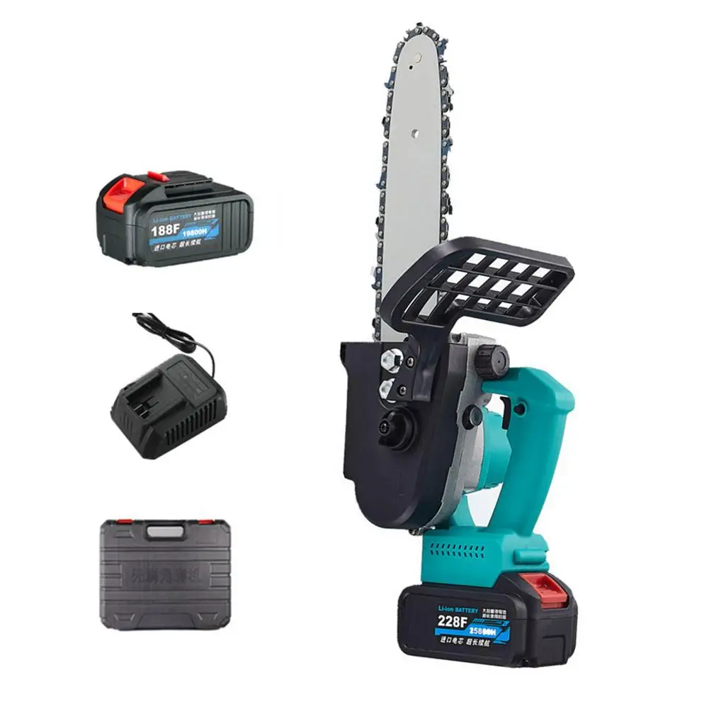 

Electric Chainsaw Cordless Protable Chainsaw For Wood Cutting 12-Inch 21V Battery For Wood Cutting Orchard Pruning