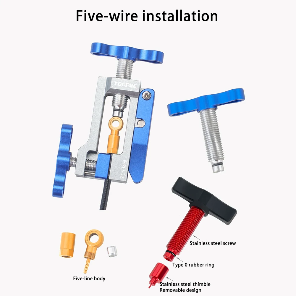 

2 in 1 Bicycle Needle Driver Hydraulic Hose Cutter MTB Mountian Bike Disc Brake Connector Insert install Fit Bicycle Repair Tool