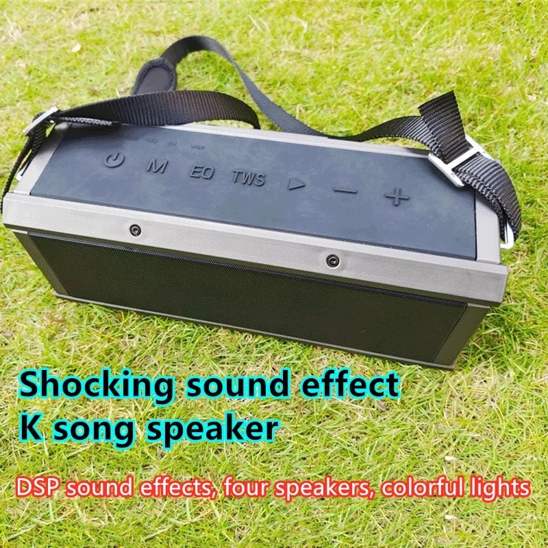 Портативная Водонепроницаемая Bluetooth-колонка 120 Вт с микрофоном | Электроника