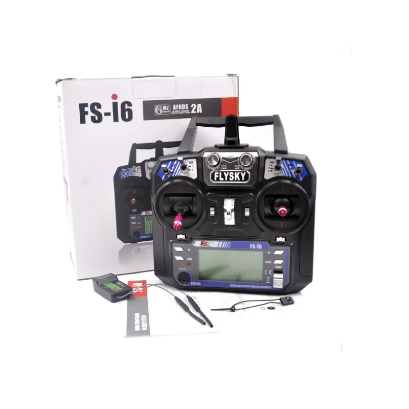Контроллер передатчика Flysky FS i6 2 4G 6ch RC iA6 IA6B X6B A8S приемник для вертолета самолета
