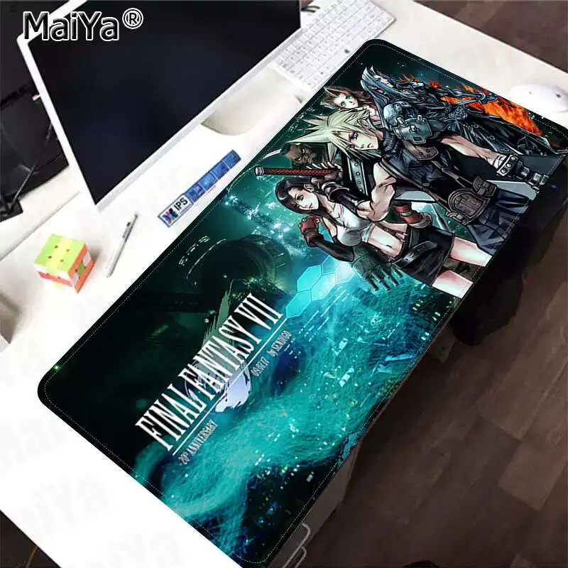 

Maiya Vintage Cool Final Fantasy VII Durable Rubber Mouse Mat Pad Free Shipping Large Mouse Pad Keyboards Mat