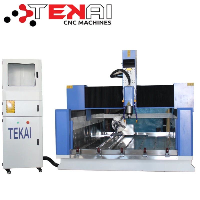 4 осевой роторный фрезерный станок с ЧПУ Гравировальный для камня алюминия
