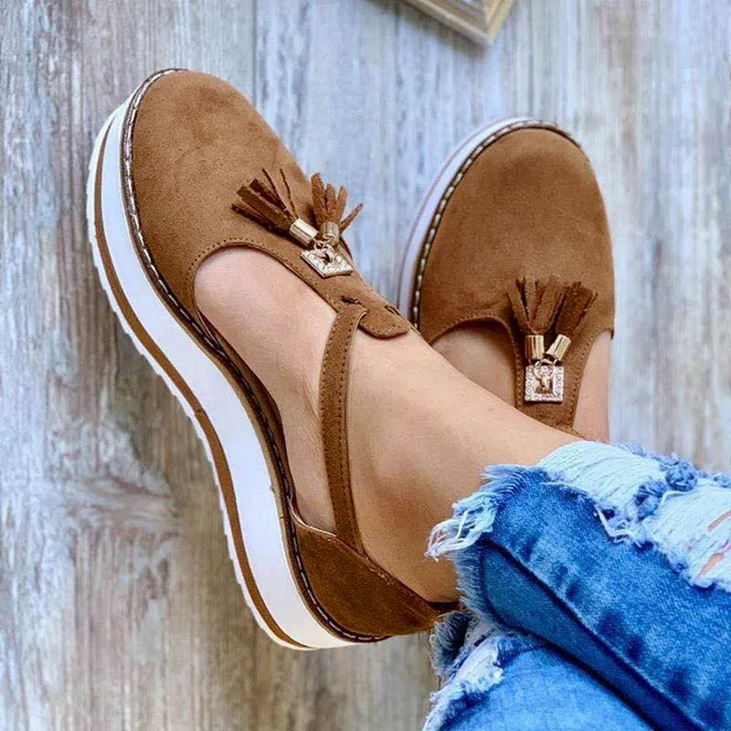 

Women Sandals 2021 Summer Vintage Wedge Shoes Pumps Chunky Mid Heels Plus Size Open Toe Shoes Female Flats Platform Sandals