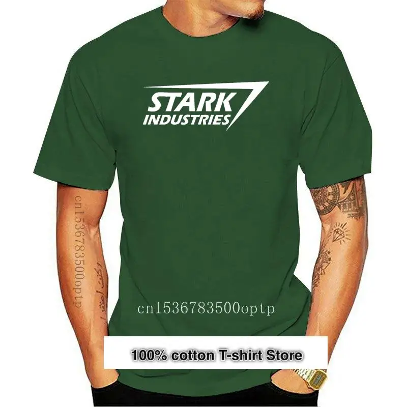 

Stark Industries-Camiseta para hombre, camisa de Tony Nerd Arc Film Geek Comic Shield, marca de moda, ropa de calle, nueva