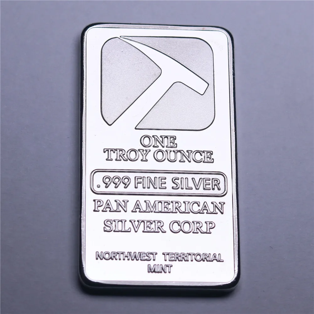 

США, Япония, американская горная добыча, серебряная слитка, латунная Серебряная слитка, копия монеты