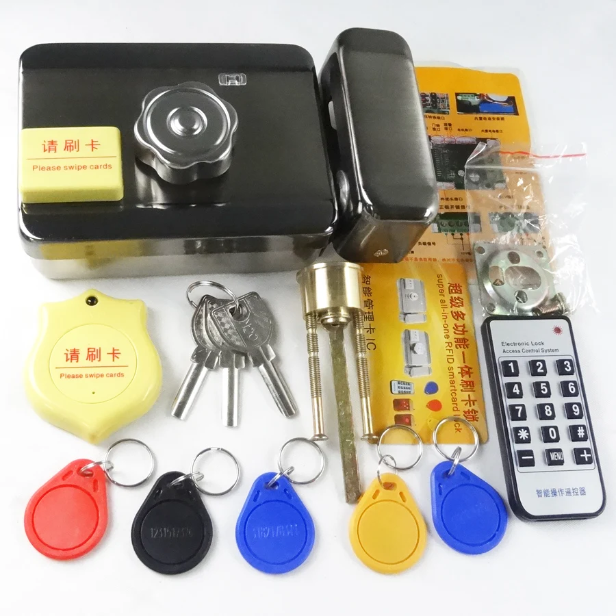 Замок дверной автоматический с RFID защитой электронный прибор для контроля