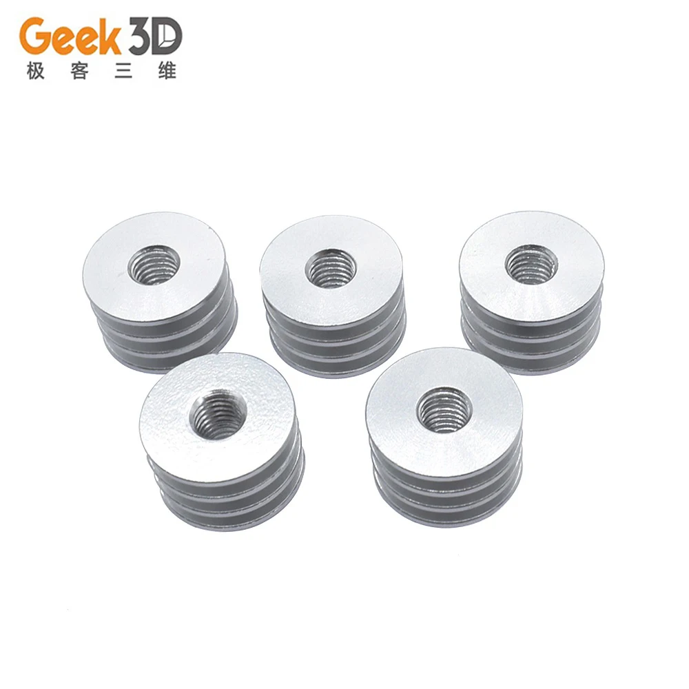 

1/5pcs 1.75mm/3mm Aluminum Mini Heat Sink M6 Thread Throat DIY Hotend for 3D Reprap Printer accessories J-head Extruder
