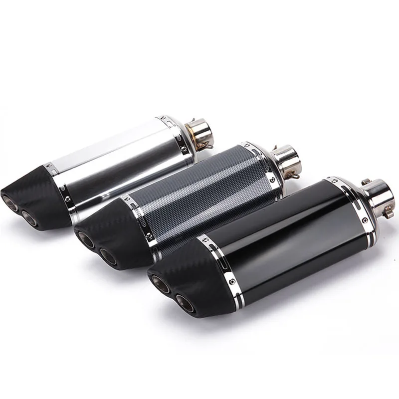 Универсальный мотоцикл слипоны глушитель для R1 R6 ZX 6R 10R GSXR Z800 Z750 CBR1000 T max|Выхлопные