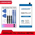 LOSONCOER 3850 мАч Металл для Ulefone Металл Мобильный телефон батареи + быстрое прибытие