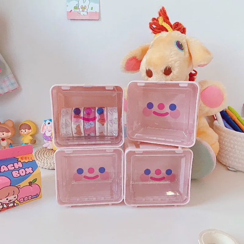 1 шт. Многофункциональный улыбка стол организатор ящик для хранения вещей чехол