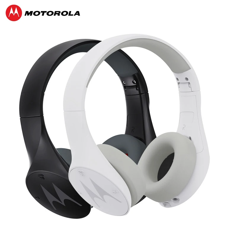 

Motorola Pulse Escape Bluetooth Wireless Headphones with Foldable Design Smart Noise Reduction for Samsung Huawei Xiaomi