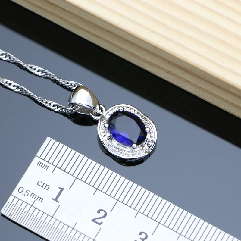 Ювелирные изделия из серебра 925 пробы с камнем 12 цветов