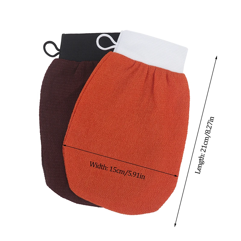 

1 шт., двусторонняя отшелушивающая перчатка для загара