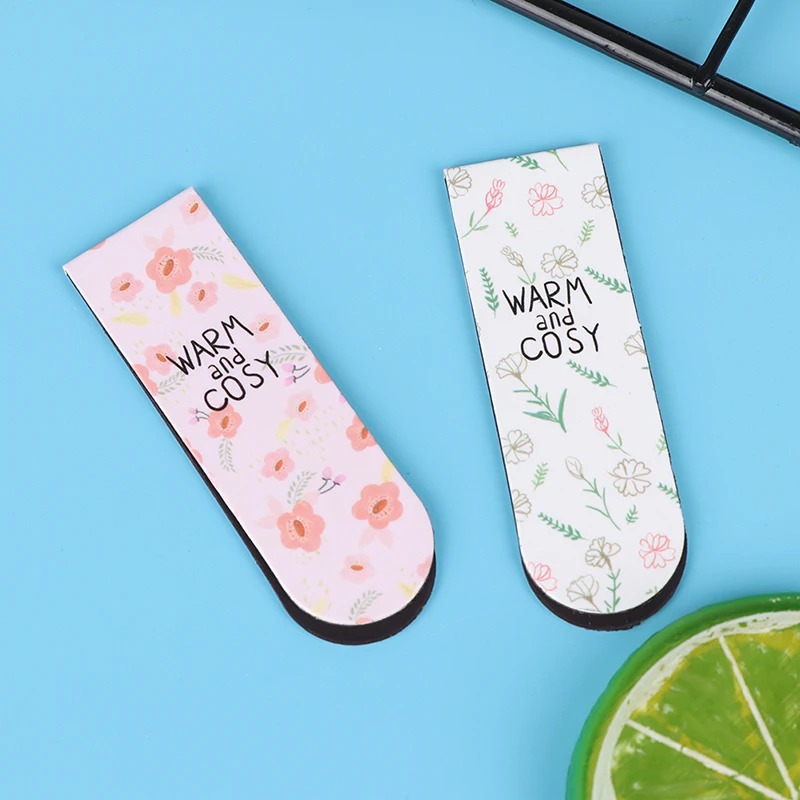 6 шт./компл. Цветной цветы магнитные закладки канцелярские принадлежности