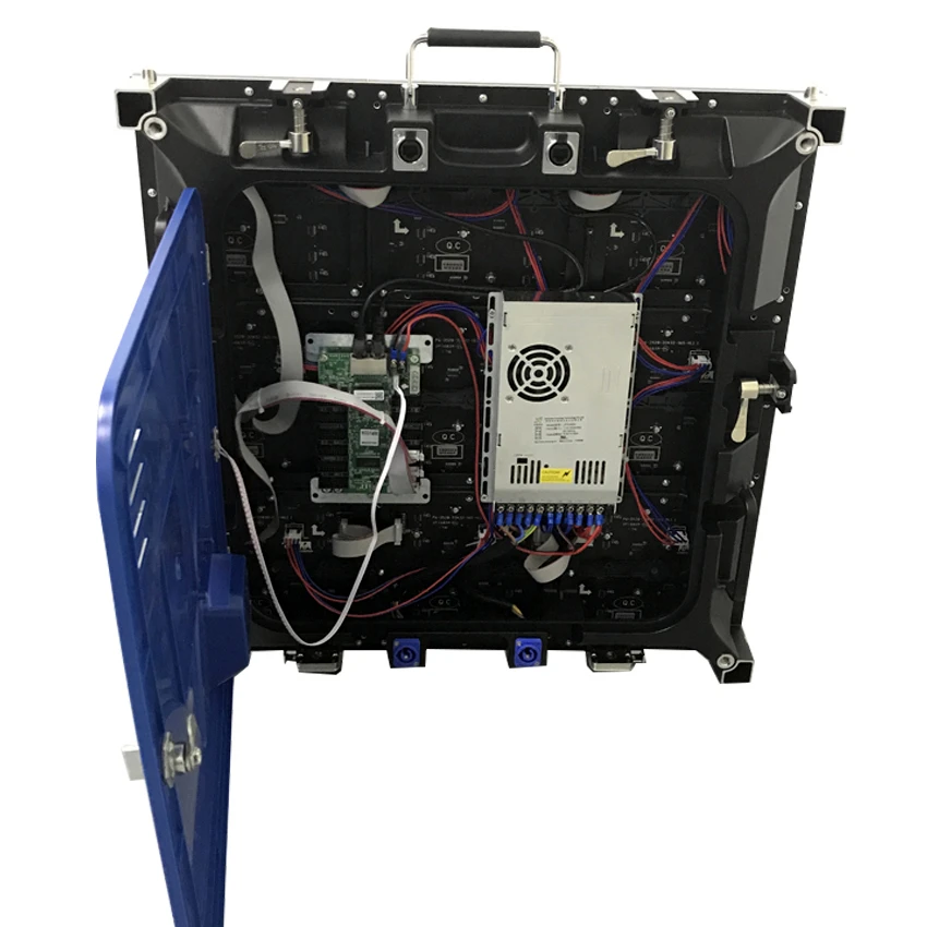 Полноцветный светодиодный экран дисплея алюминиевый шкаф P6 открытый 576 × мм 96x96