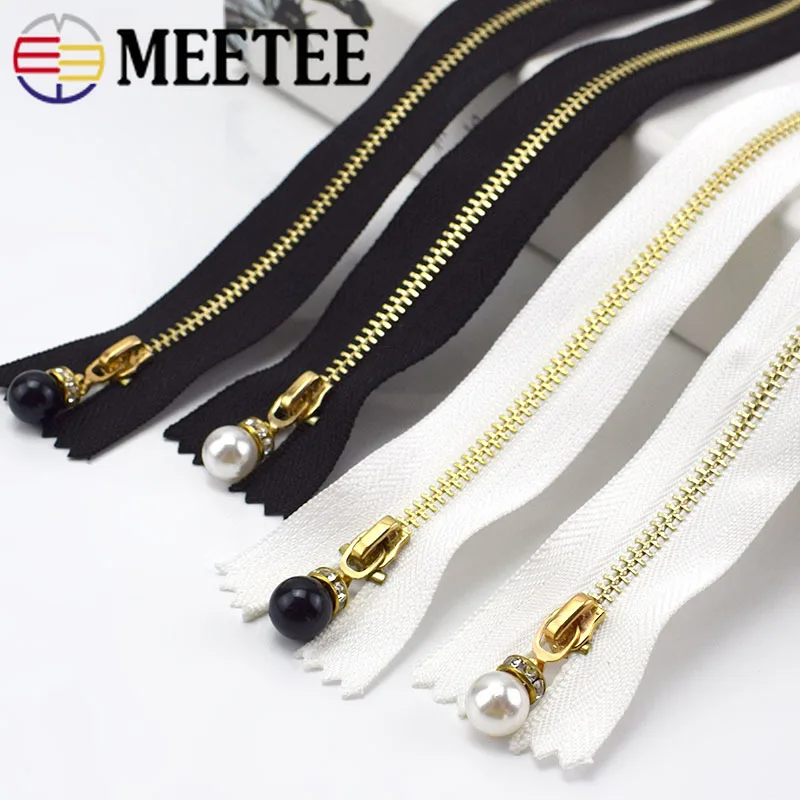 Meetee 10 шт 20/30 см 3# металлическая молния сплав Автоматическая блокировка близкий конец для шитья украшение для джинсовой сумки на молнии DIY аксессуары для одежды ZA224