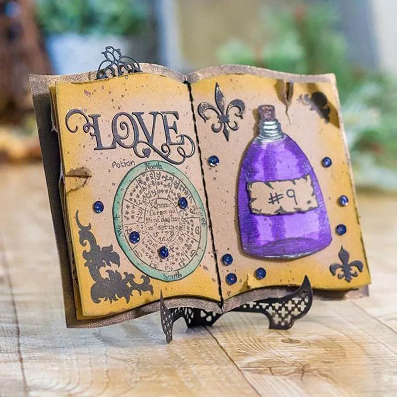 Маи воловья кожа и кронштейн металлические режущие штампы трафареты для DIY