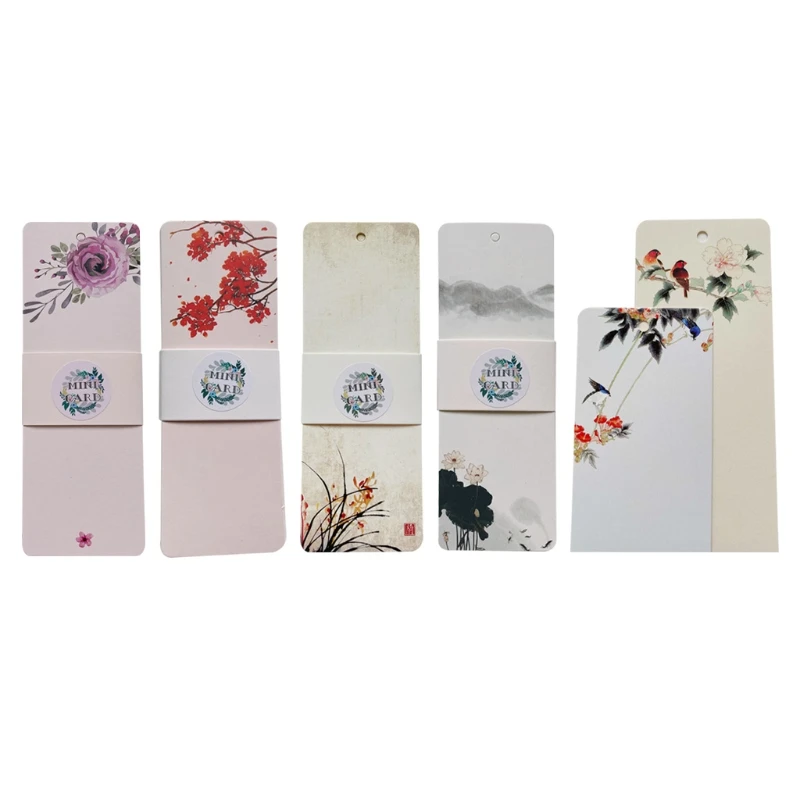 

40x Vintage Gorgeous Flower Paper Bookmarks Teens Boys Girls Office School Gifts Book Accessories School Stationery