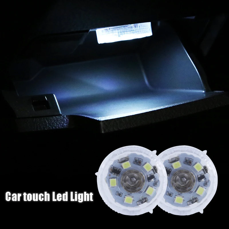 

1pc Car Interior Light Led Touch Switch Light Wireless Ambient Lamp Portable Night Reading Lights Car Roof Lamp Bulbs