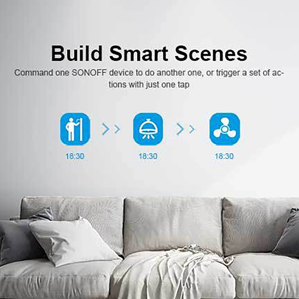 SONOFF-IFan03+RM433+ Wi-Fi Ceiling Fan Light Controller Intelligent Switch Led Lamp Smart Control For Google Home Alexa Nest |